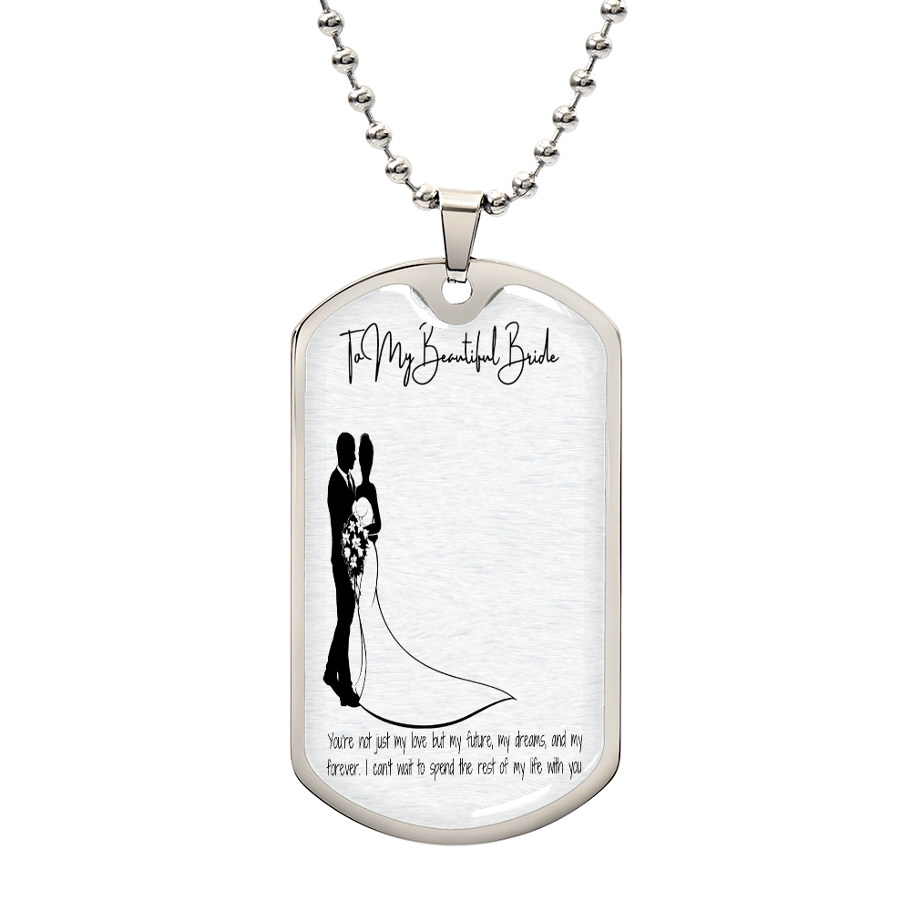 To the Bride, With Love Necklace