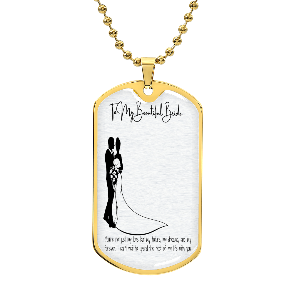 To the Bride, With Love Necklace