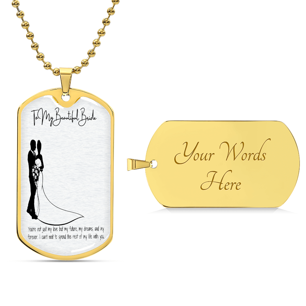 To the Bride, With Love Necklace