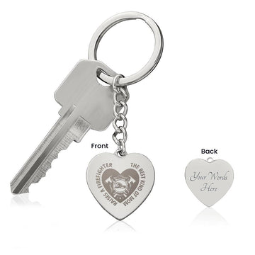 To My Mom – Custom Circle Keychain Gift