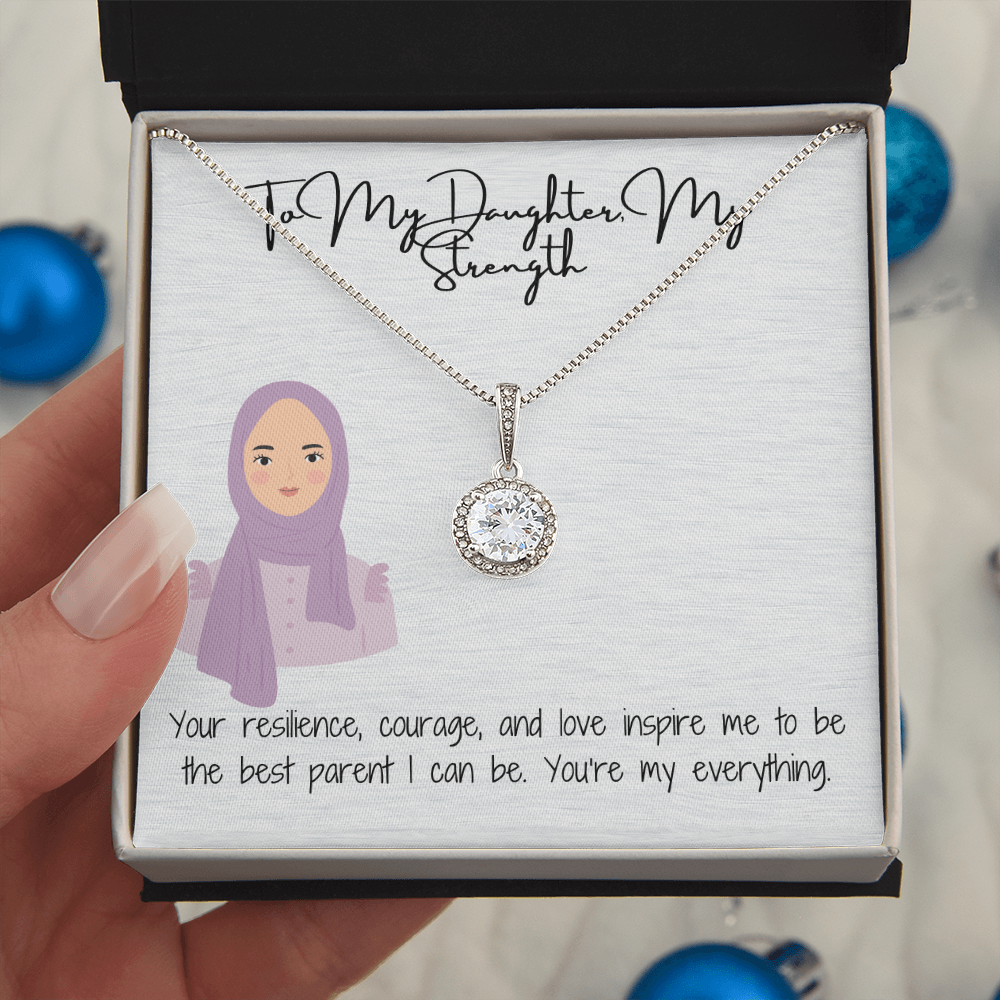Guided by Faith, Inspired by Hope Eternal Hope Necklace for My Hijabi Daughter