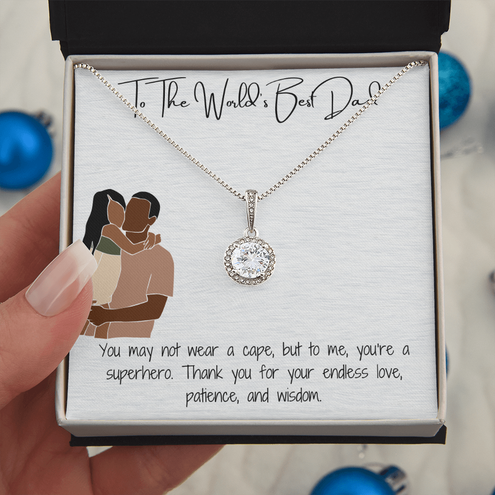 Best Dad in the World Necklace