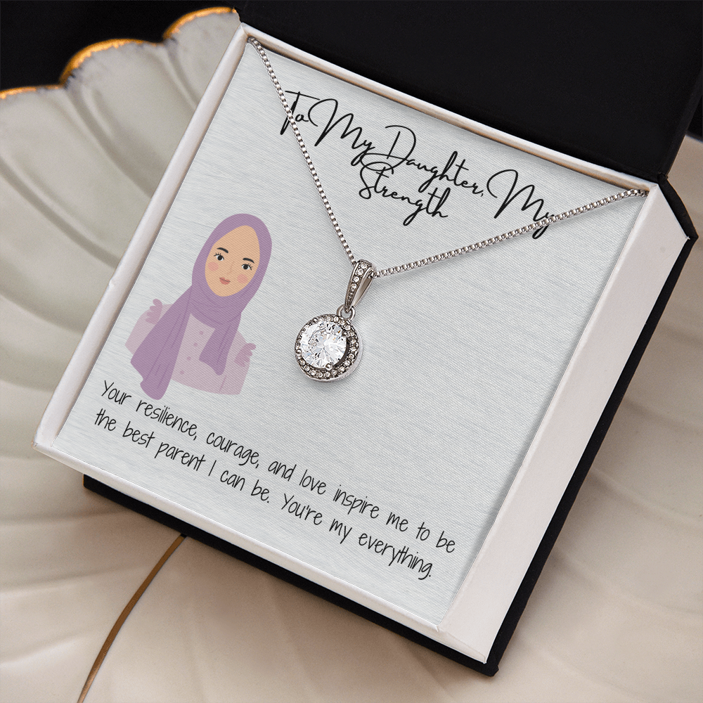 Guided by Faith, Inspired by Hope Eternal Hope Necklace for My Hijabi Daughter