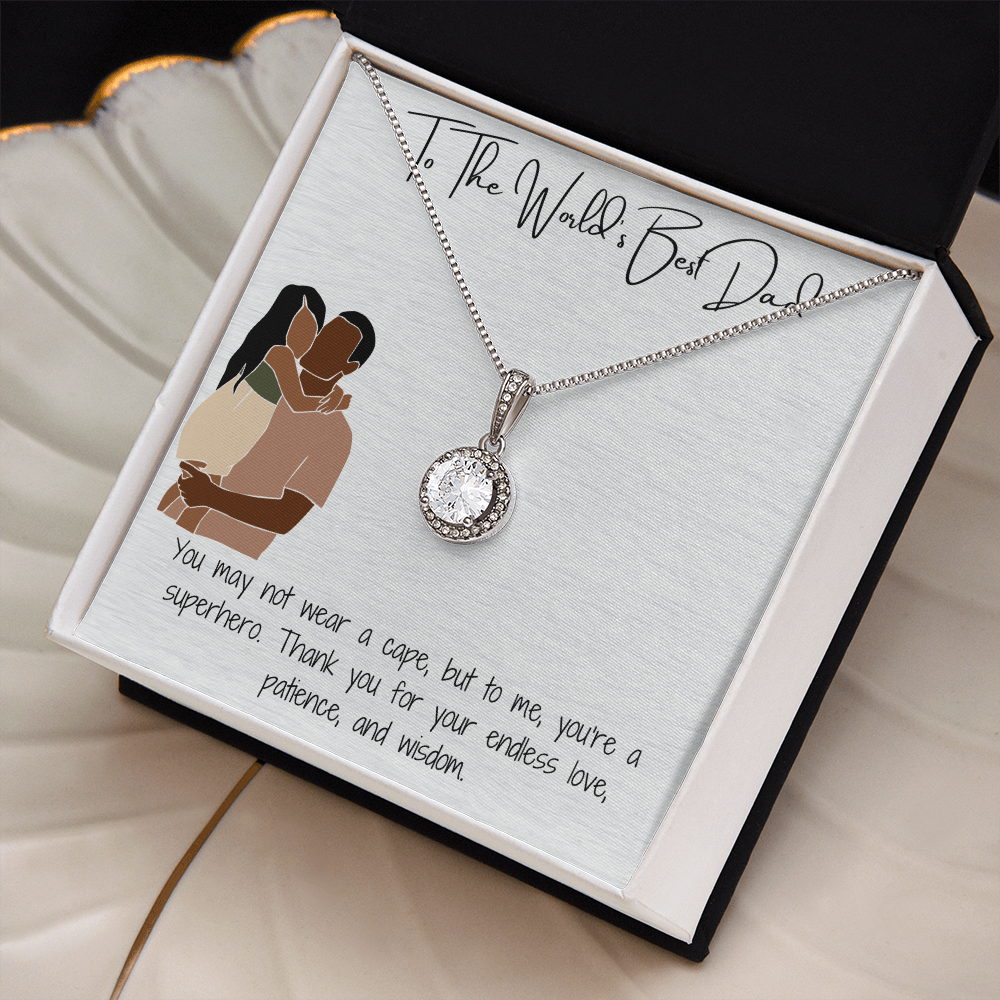 Best Dad in the World Necklace