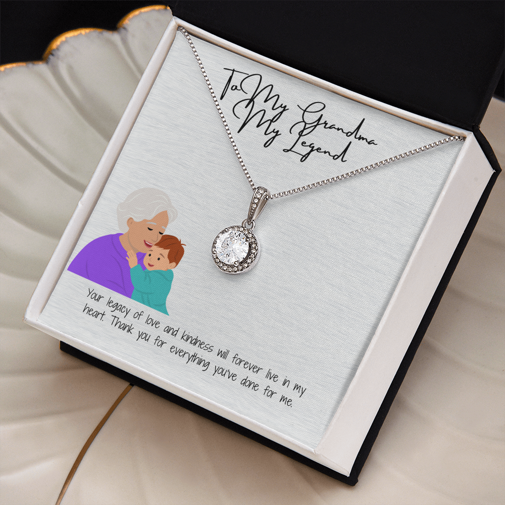 "Symbol of Strength & Hope" Elegant Necklace for Grandma