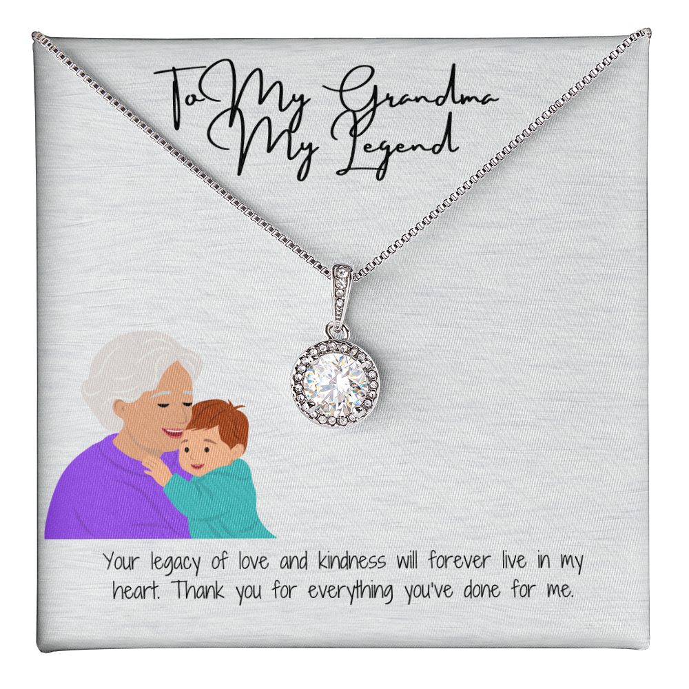 "Symbol of Strength & Hope" Elegant Necklace for Grandma