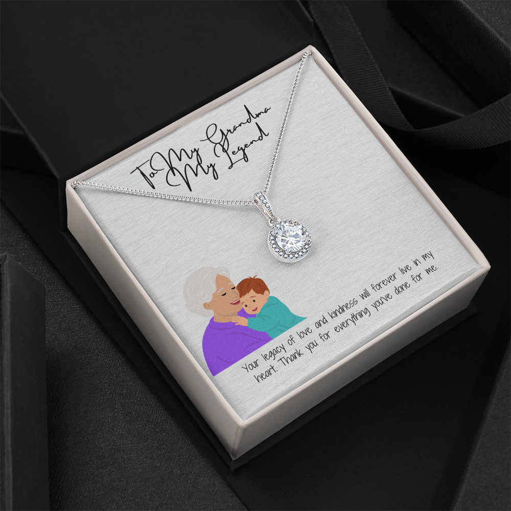 "Symbol of Strength & Hope" Elegant Necklace for Grandma