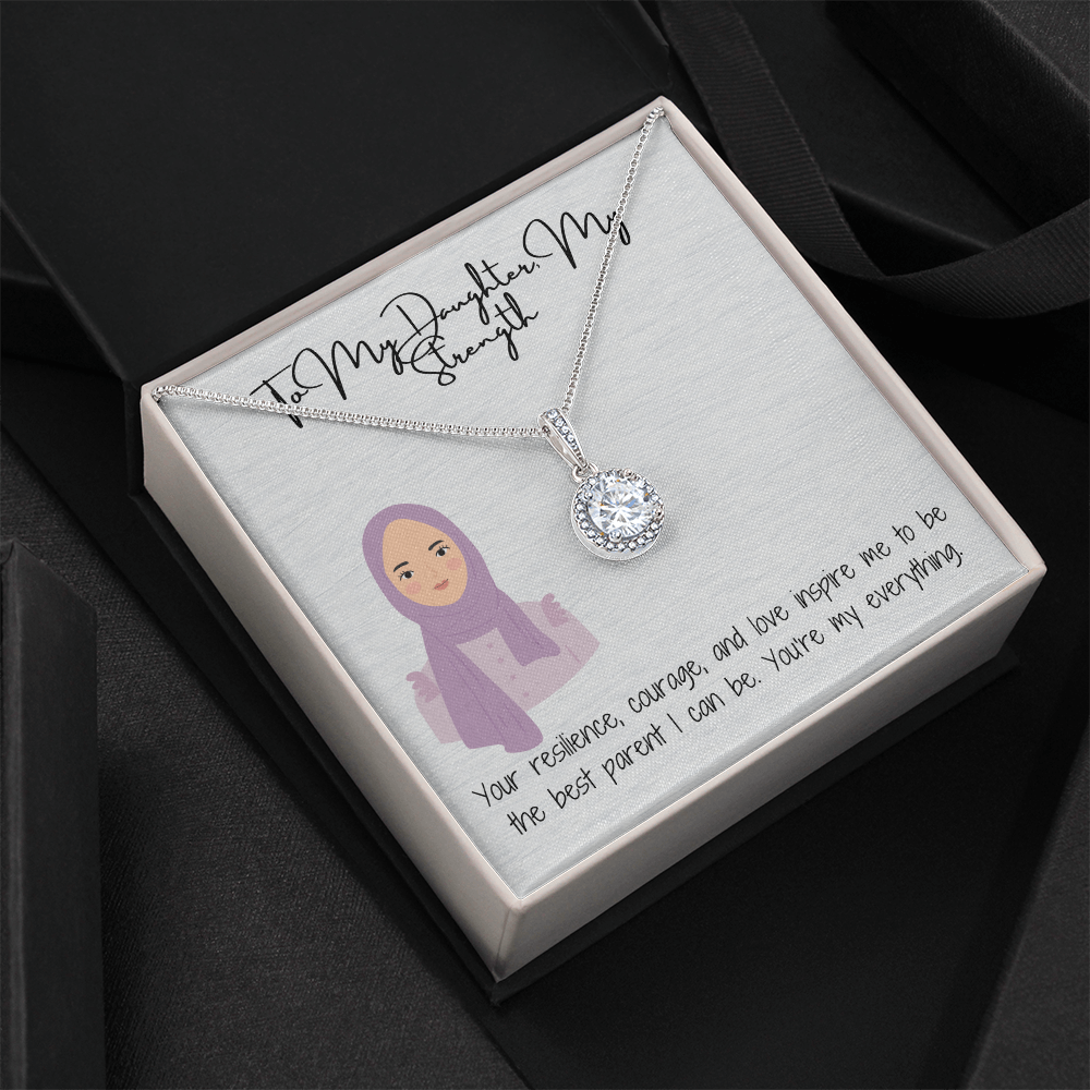 Guided by Faith, Inspired by Hope Eternal Hope Necklace for My Hijabi Daughter
