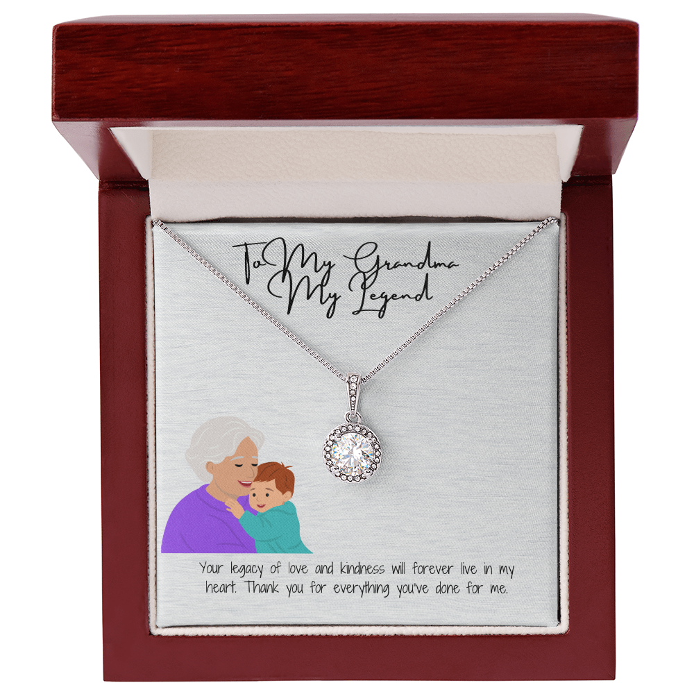 "Symbol of Strength & Hope" Elegant Necklace for Grandma
