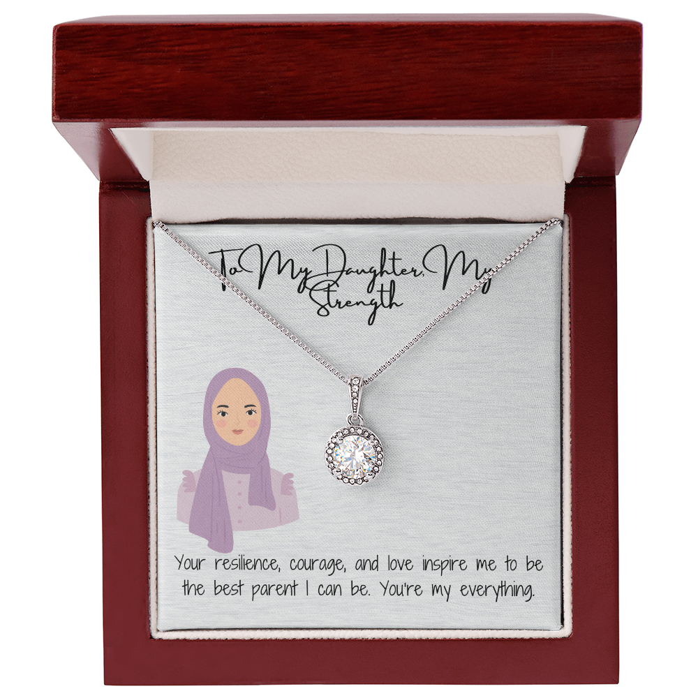 Guided by Faith, Inspired by Hope Eternal Hope Necklace for My Hijabi Daughter