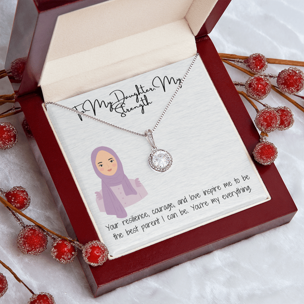 Guided by Faith, Inspired by Hope Eternal Hope Necklace for My Hijabi Daughter