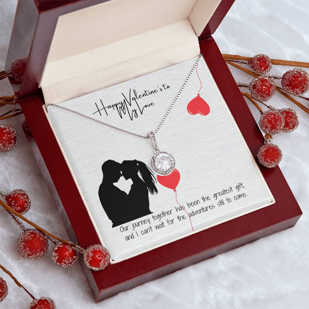 For the Love of My Life Pendant & Valentine's Card
