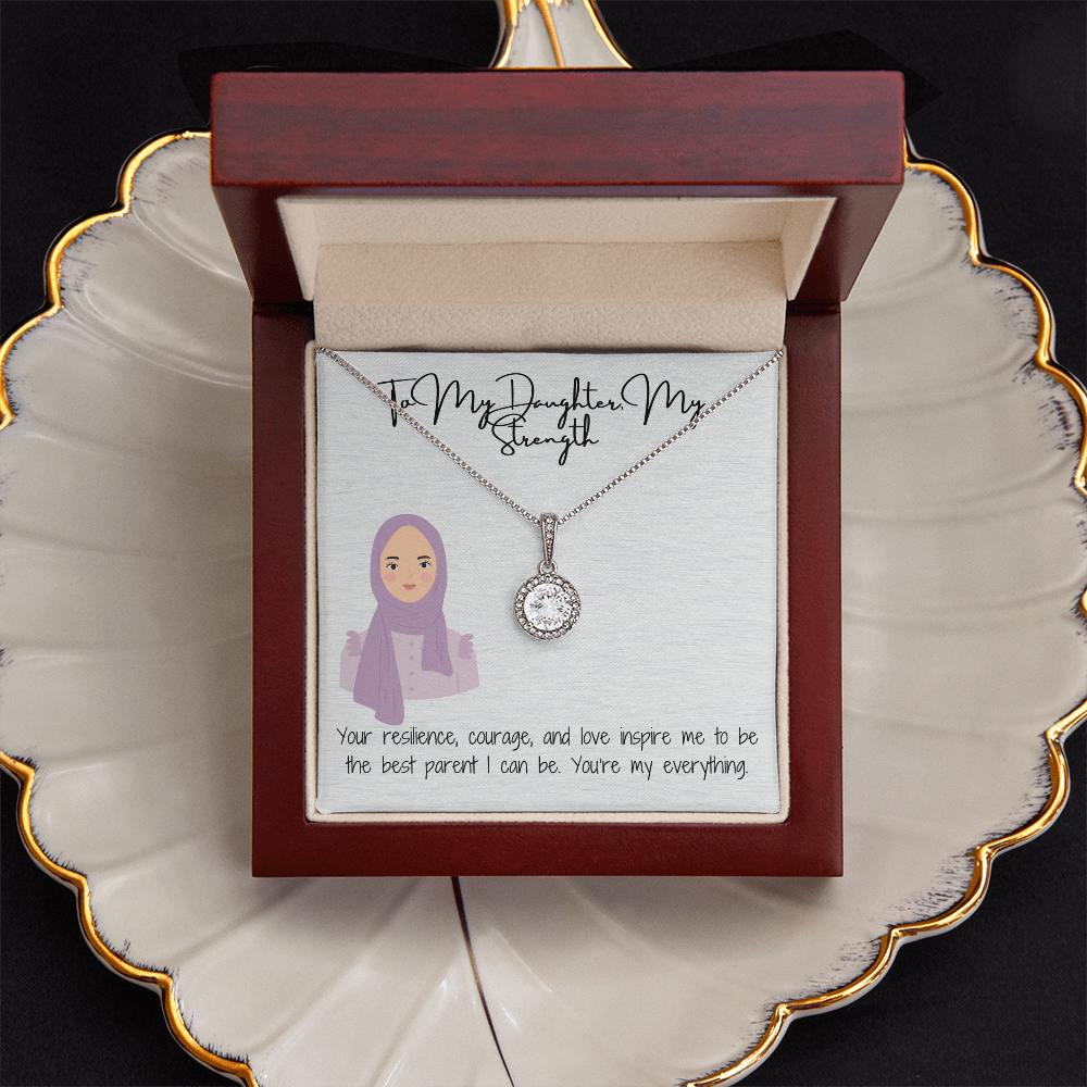 Guided by Faith, Inspired by Hope Eternal Hope Necklace for My Hijabi Daughter