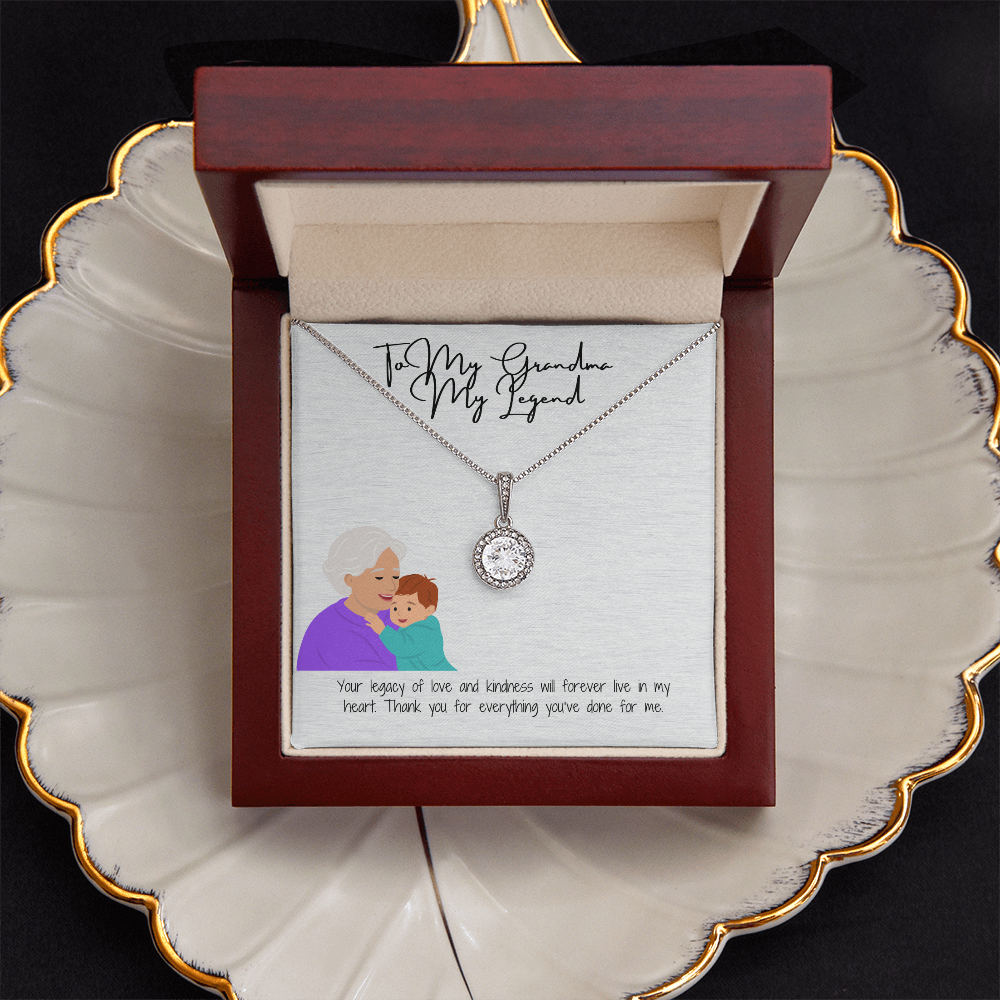 "Symbol of Strength & Hope" Elegant Necklace for Grandma