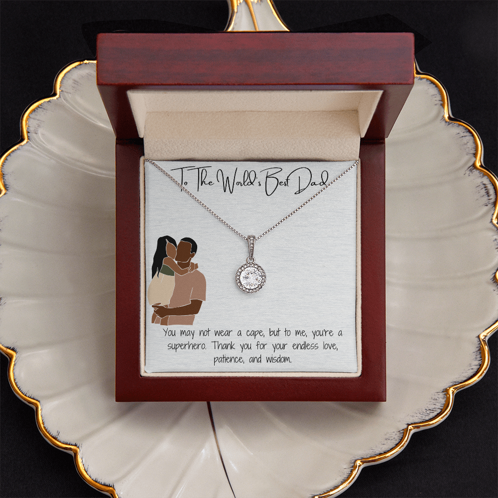 Best Dad in the World Necklace