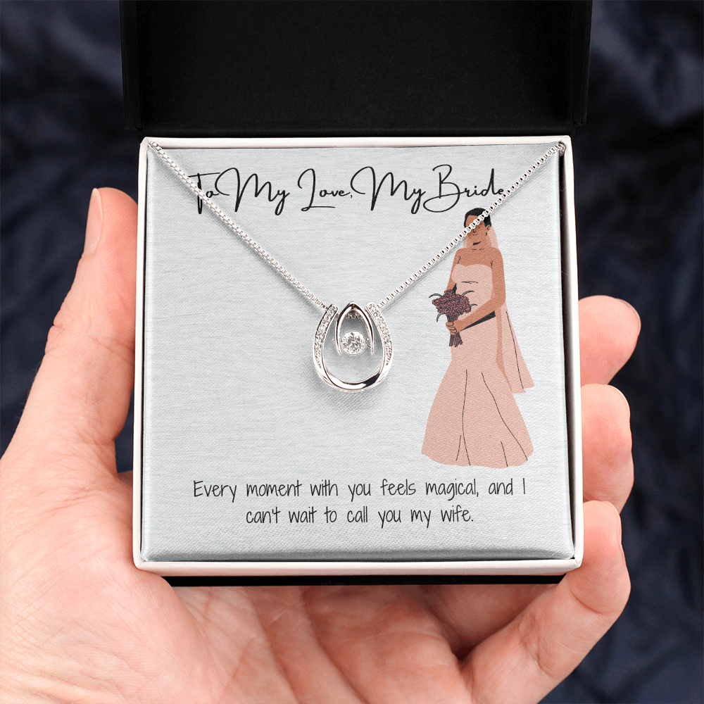 To the bride,love pendant