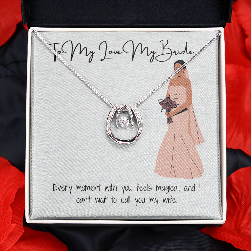 To the bride,love pendant