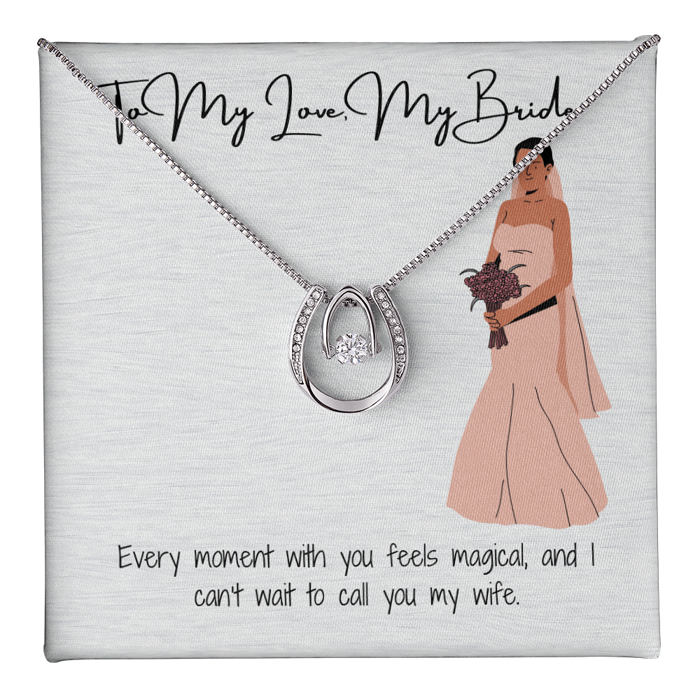 To the bride,love pendant