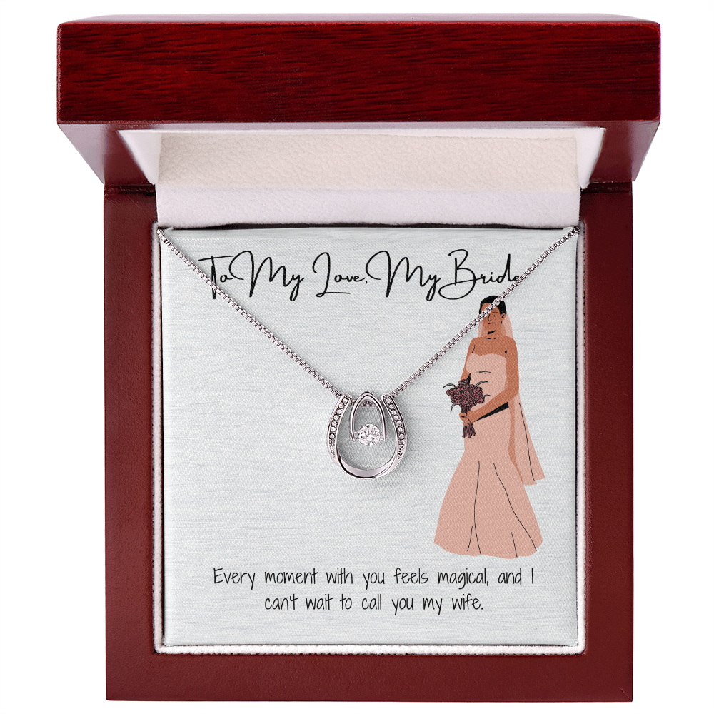 To the bride,love pendant