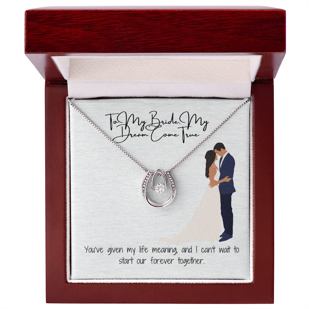 "Bridal Glow" Pendant Necklace