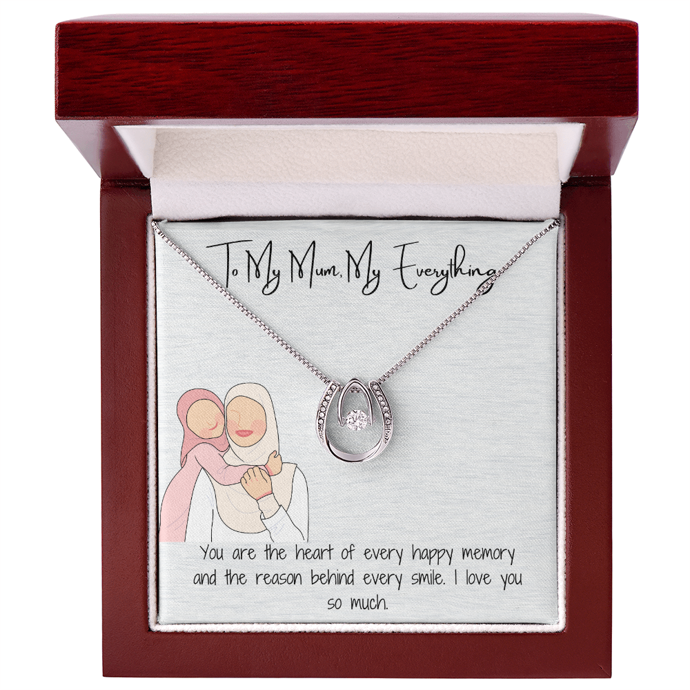 "Lucky in Love" Clover Necklace A Charm of Fortune and Romanc