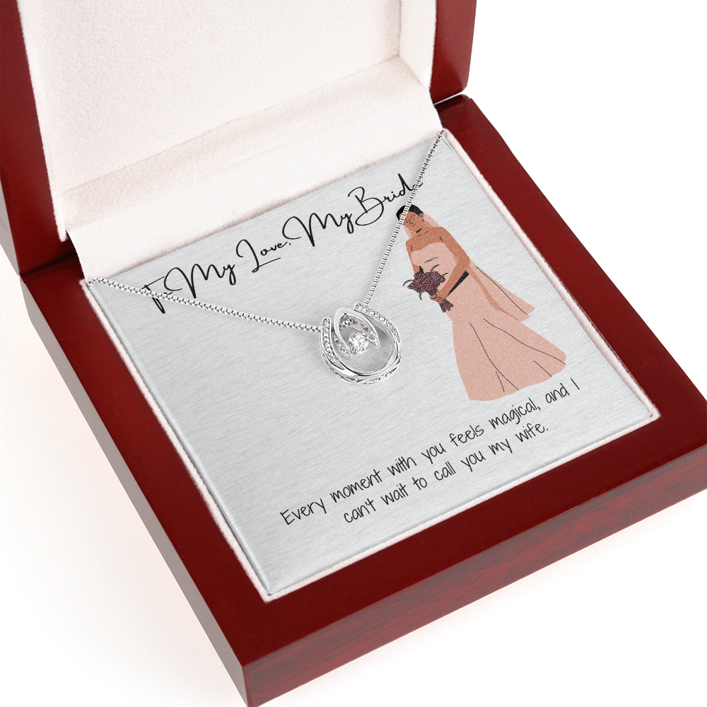 To the bride,love pendant