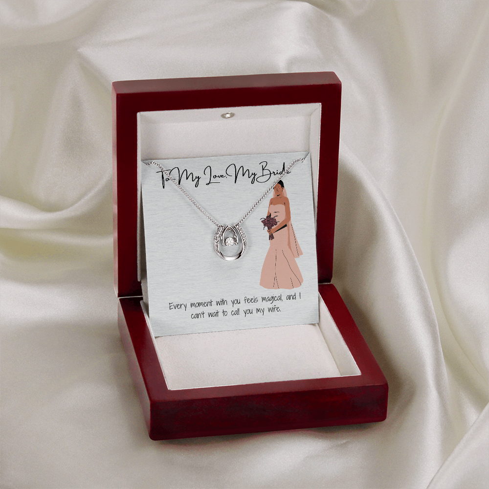 To the bride,love pendant