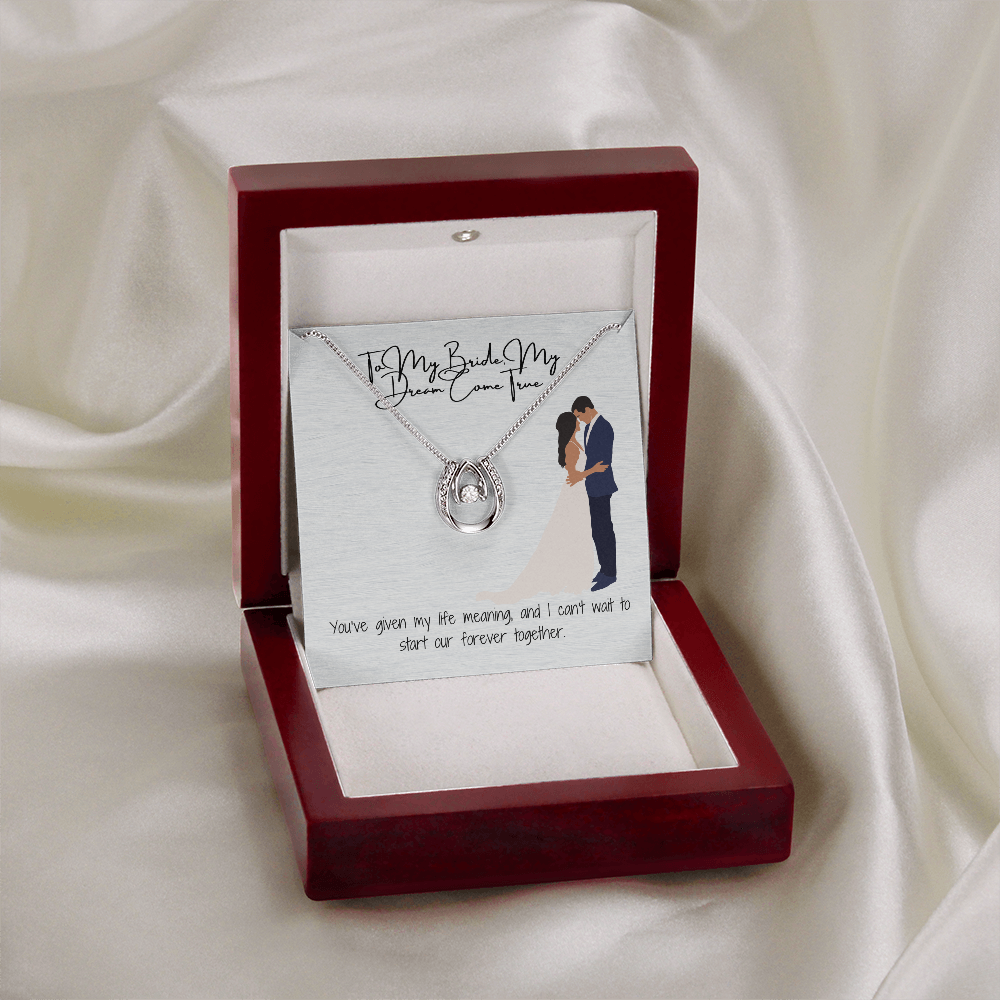 "Bridal Glow" Pendant Necklace