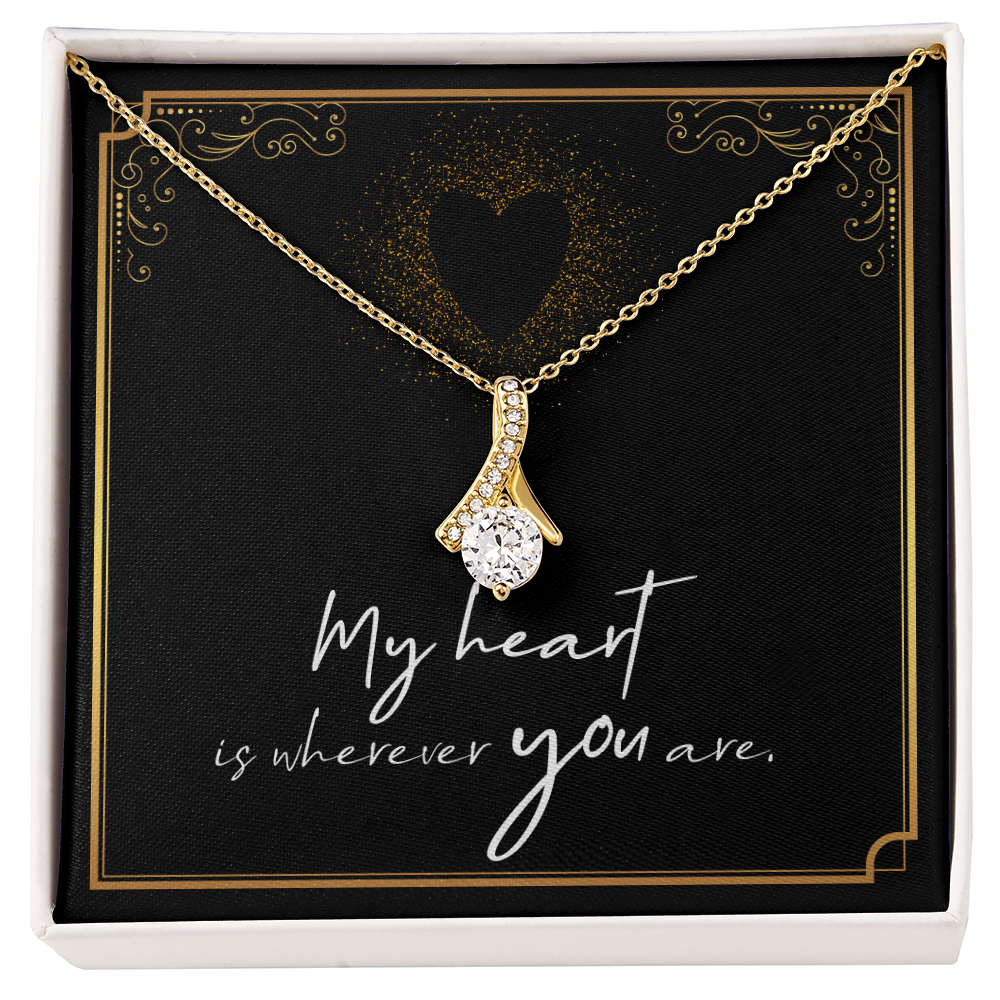 Alluring Beauty Necklace (Yellow & White Gold )