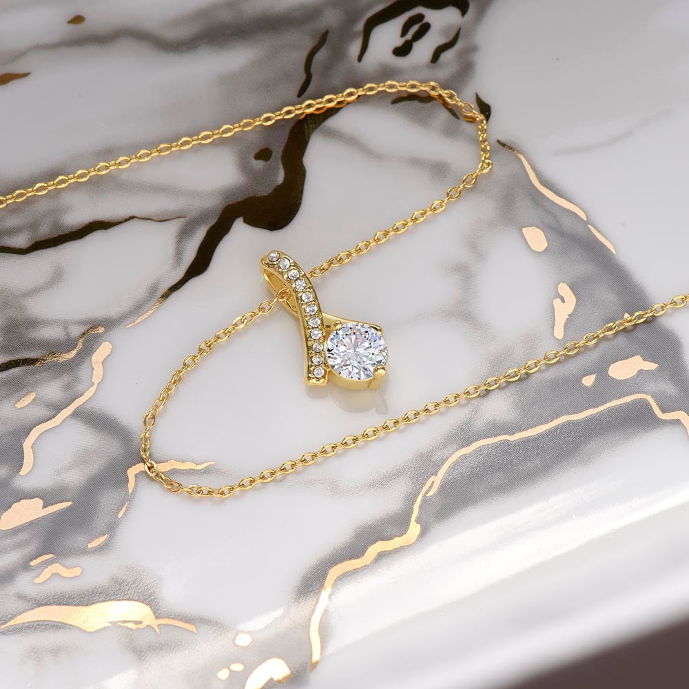 Alluring Beauty Necklace (Yellow & White Gold )
