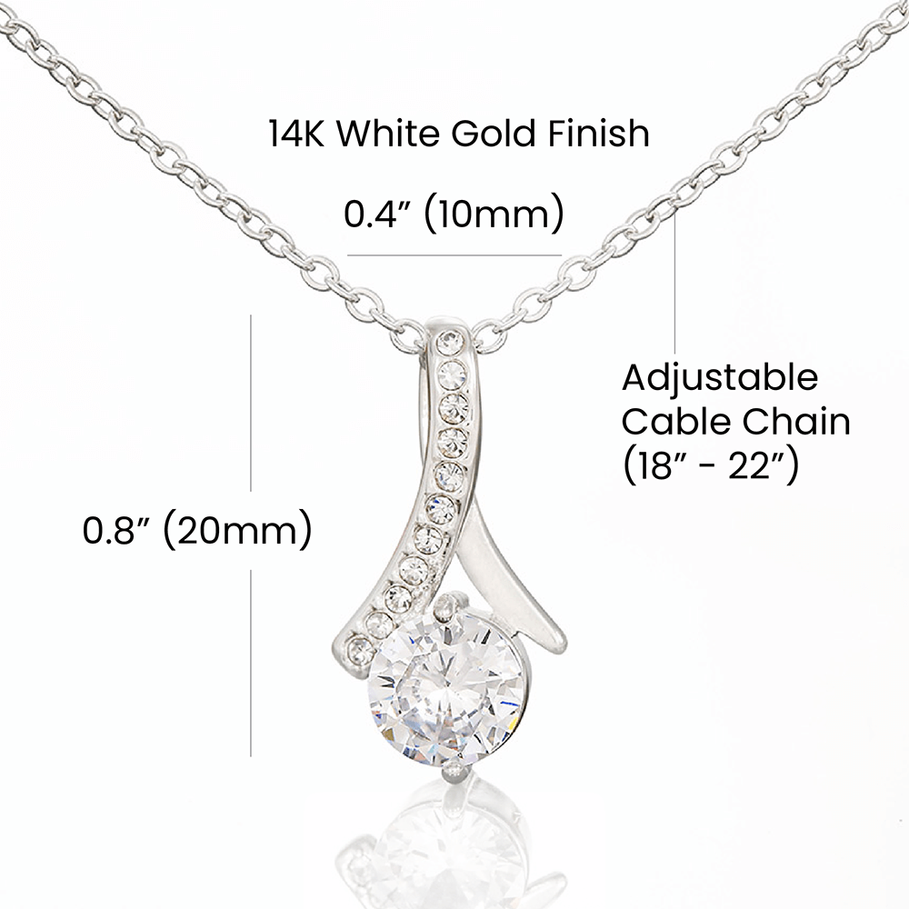 Alluring Beauty Necklace (Yellow & White Gold )