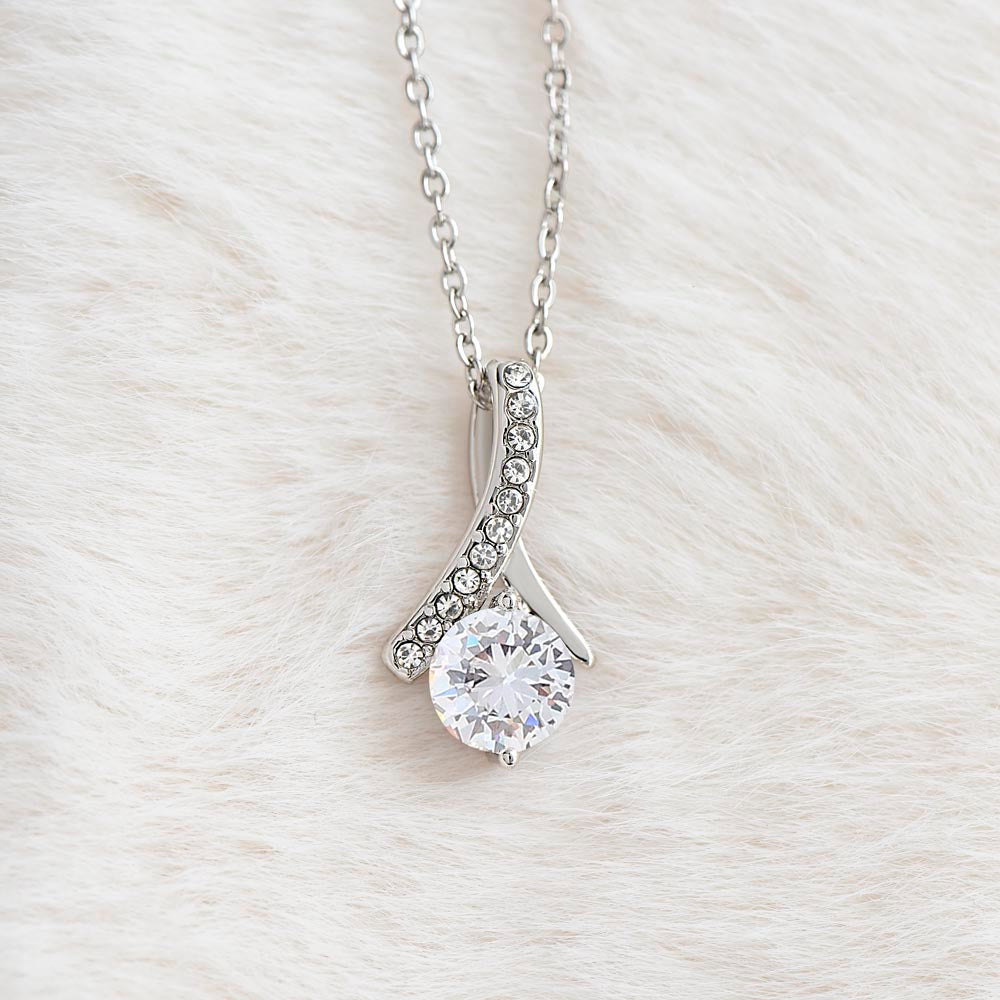 Alluring Beauty Necklace (Yellow & White Gold )