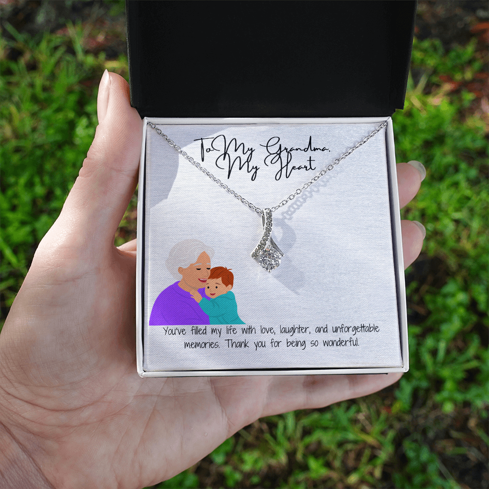 Radiant & Elegant Alluring Beauty Necklace for Grandma