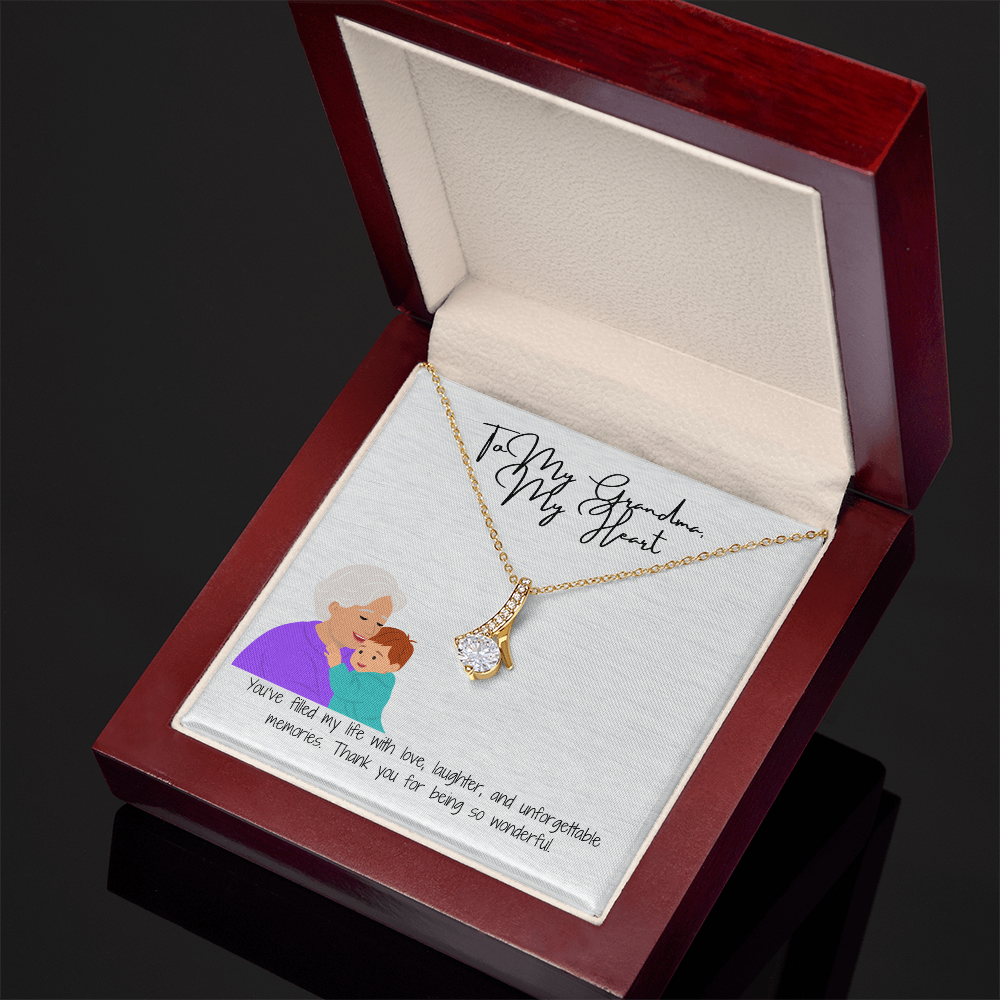 Radiant & Elegant Alluring Beauty Necklace for Grandma
