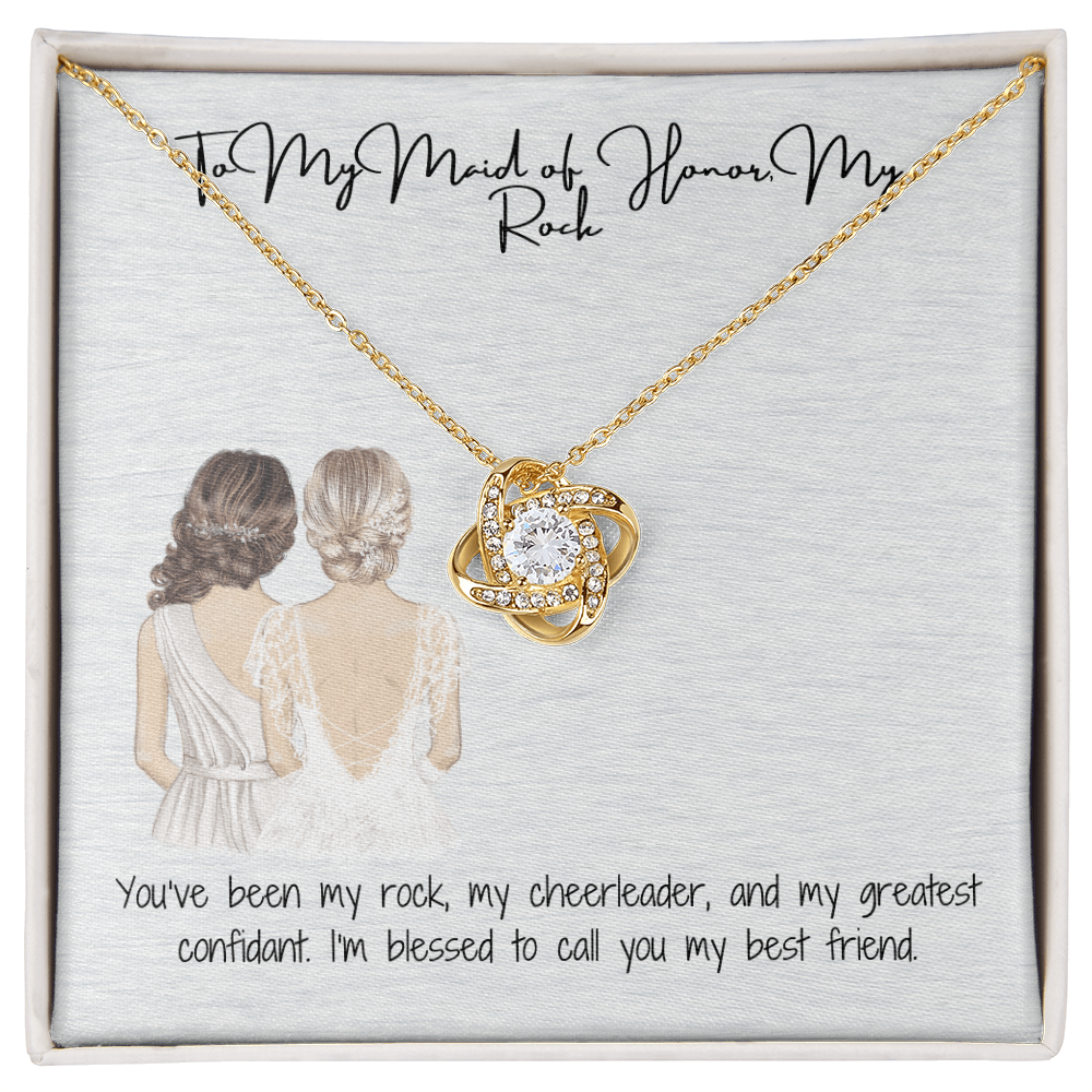 My Rock Love Knot Necklace