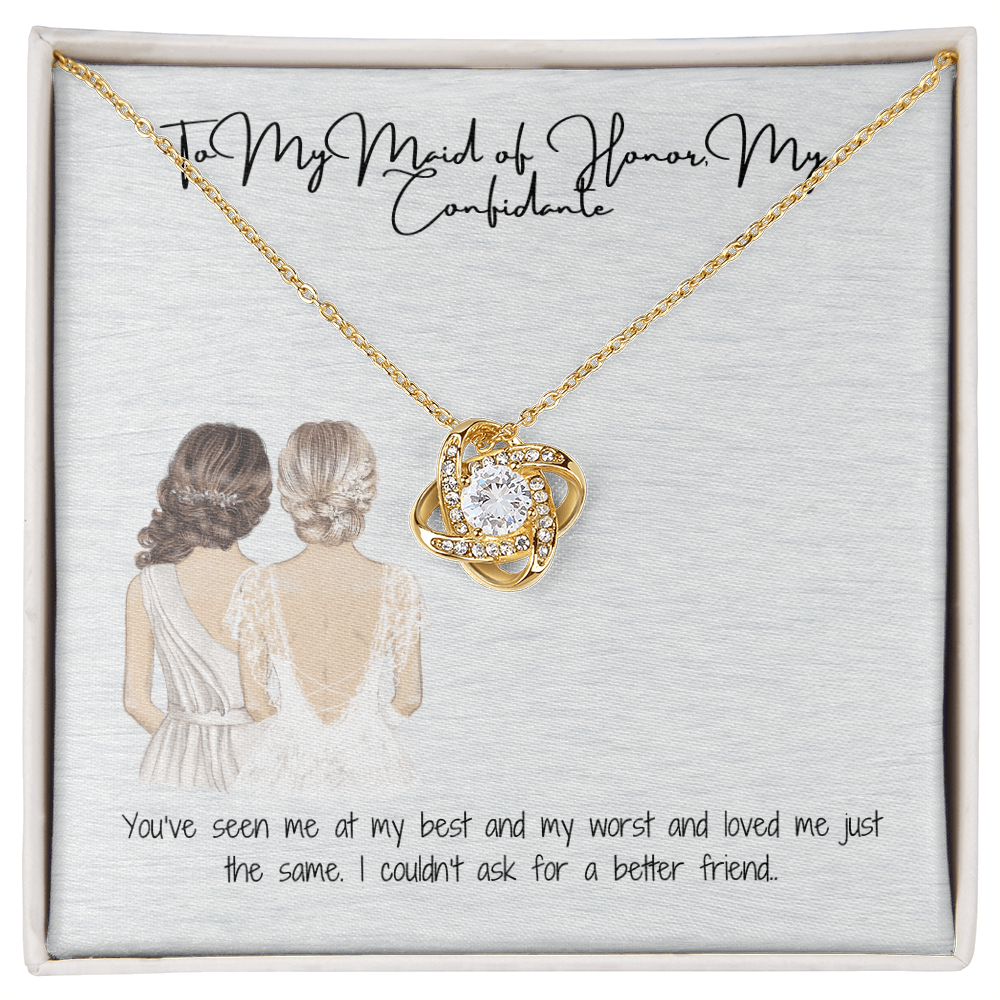 Confidence Love Knot Necklace