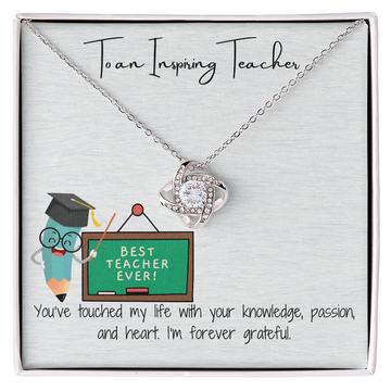 To My Teacher The Knot That Binds Us