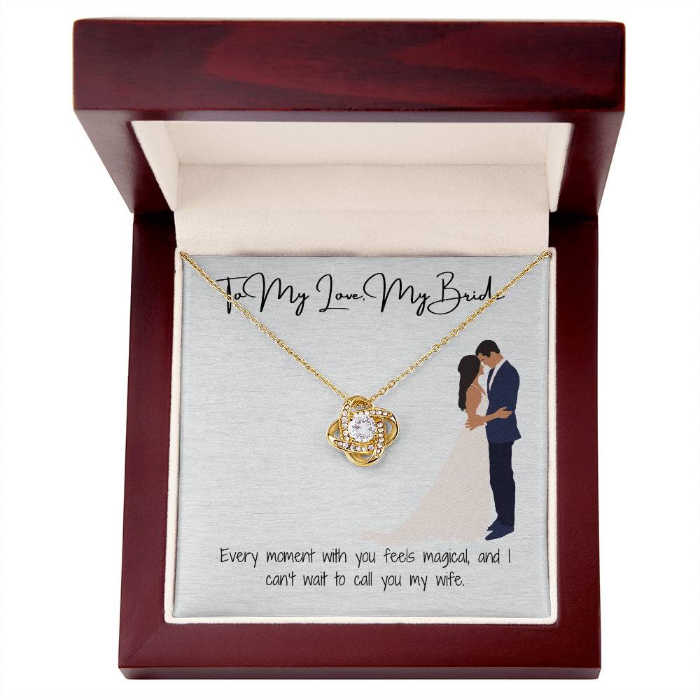 Almost Mrs. Charm Necklace