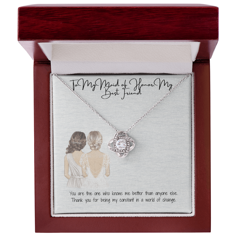 Best Friend Love Knot Necklace
