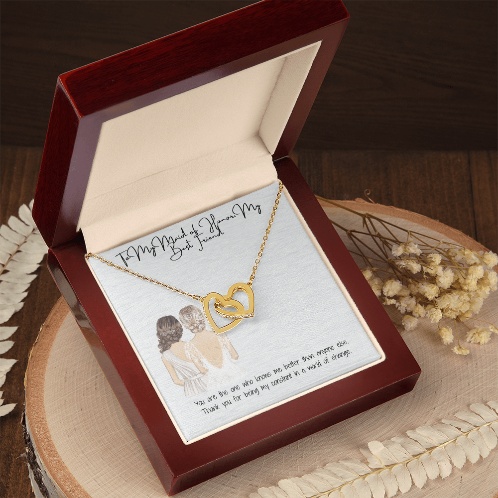 Best Friend Interlocking Hearts Necklace