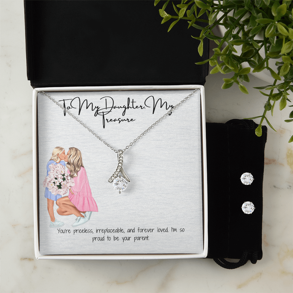 Radiant Grace Alluring Beauty Necklace & Earring Set