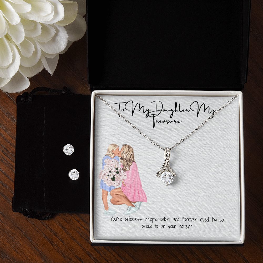 Radiant Grace Alluring Beauty Necklace & Earring Set