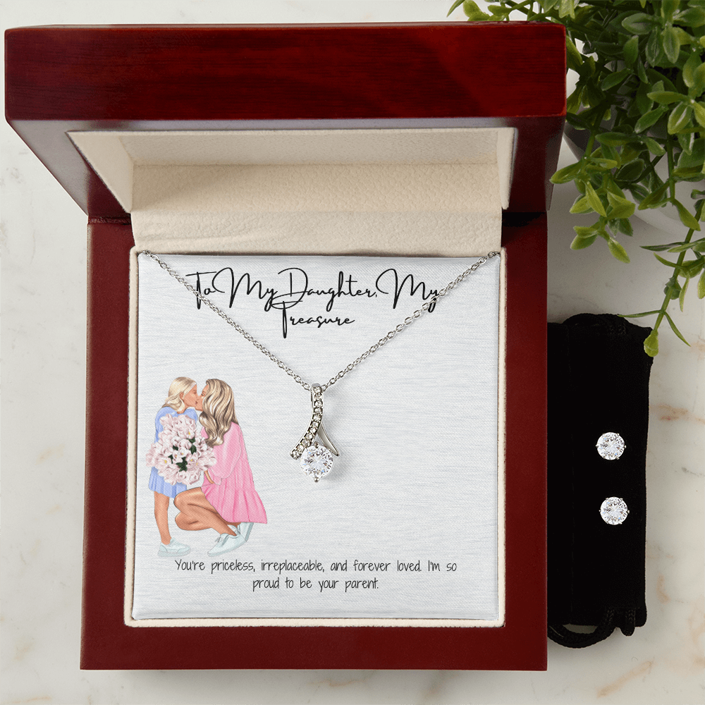 Radiant Grace Alluring Beauty Necklace & Earring Set