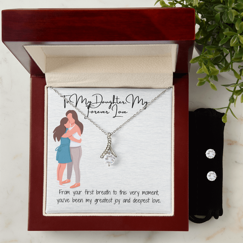 Radiant Elegance Alluring Beauty Necklace & Earring Set