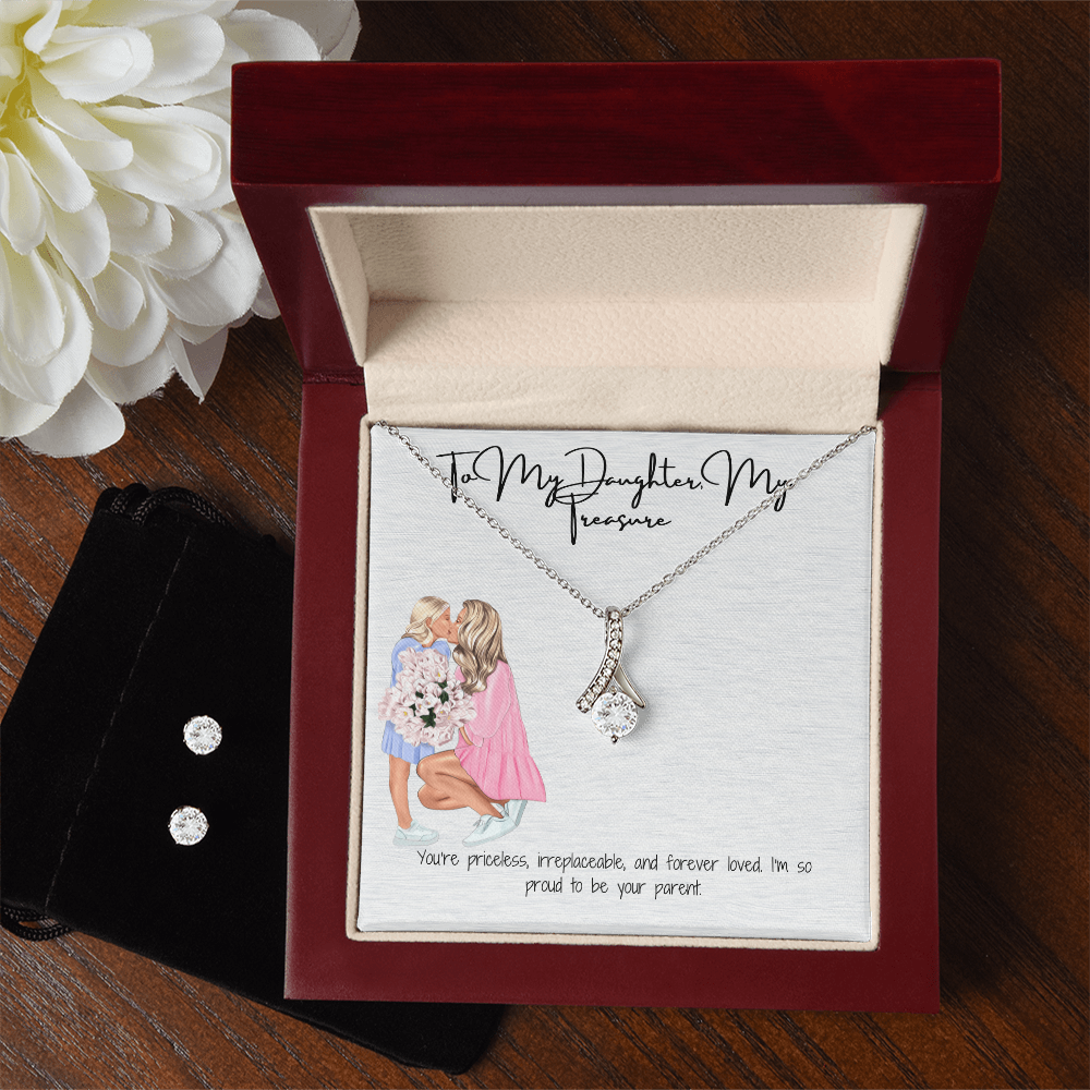 Radiant Grace Alluring Beauty Necklace & Earring Set