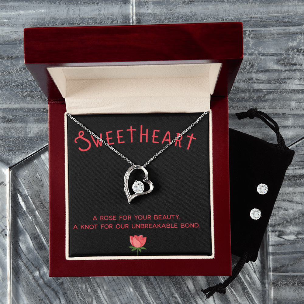 Forever Love Necklace & Earring Set