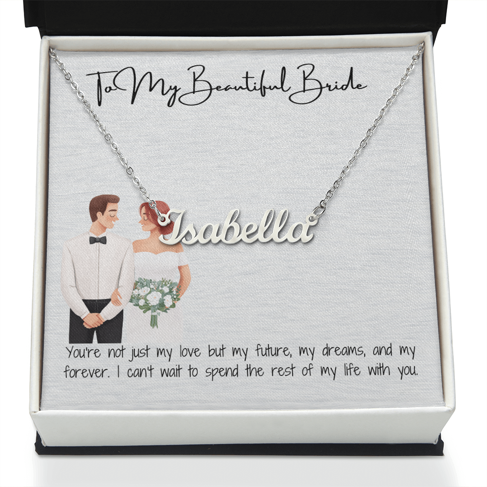 Beautiful bride pendant