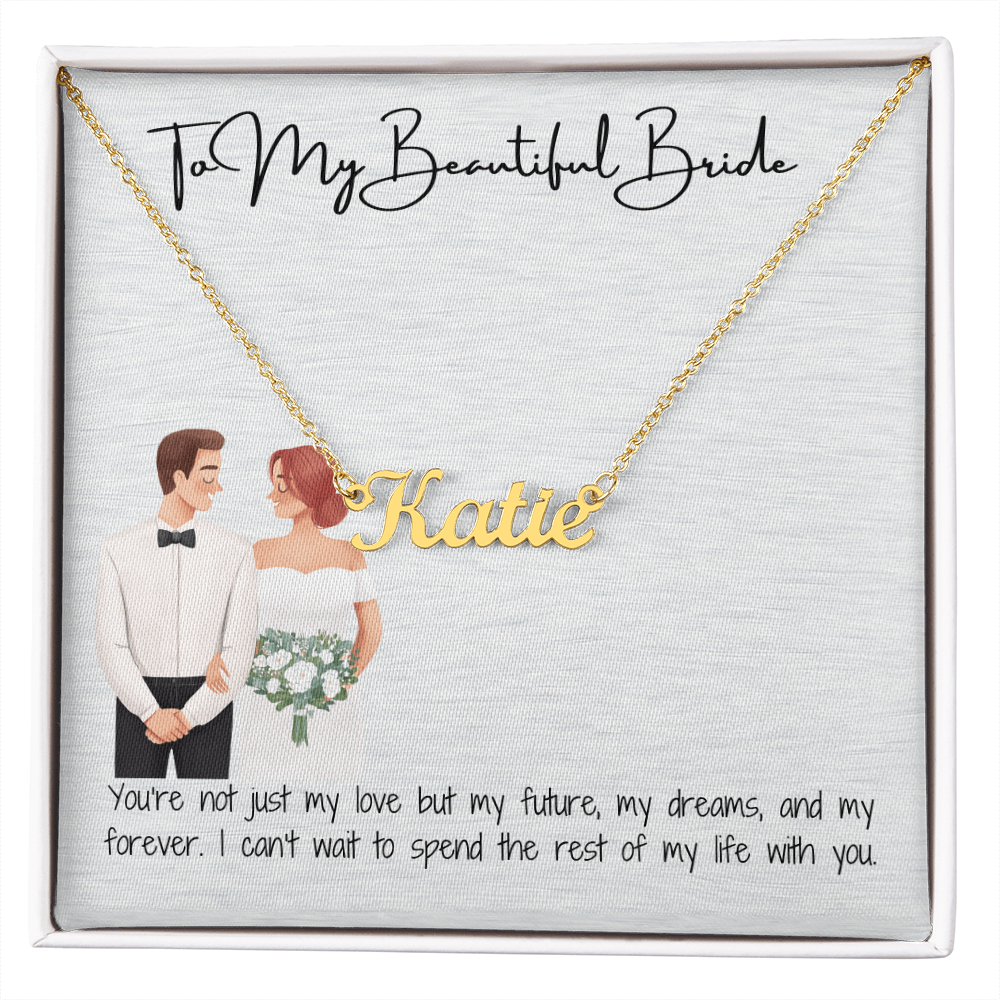 Beautiful bride pendant