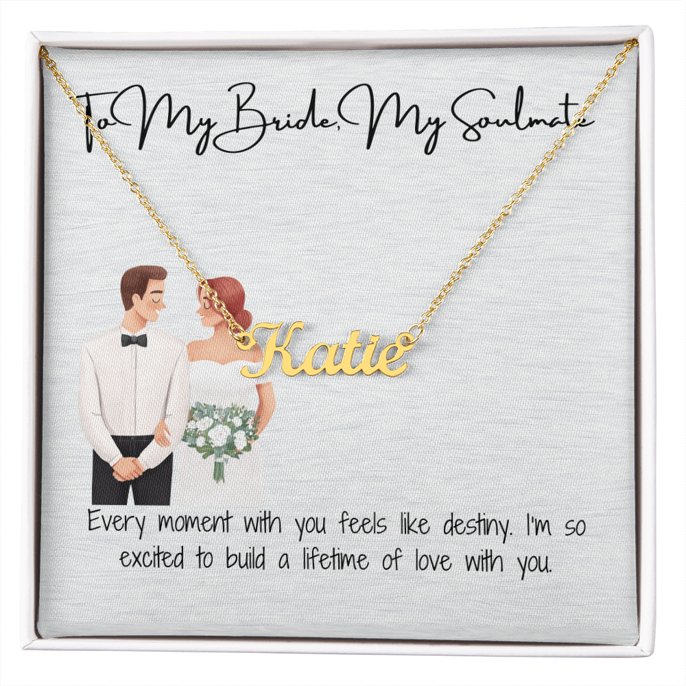 Bride to be necklace