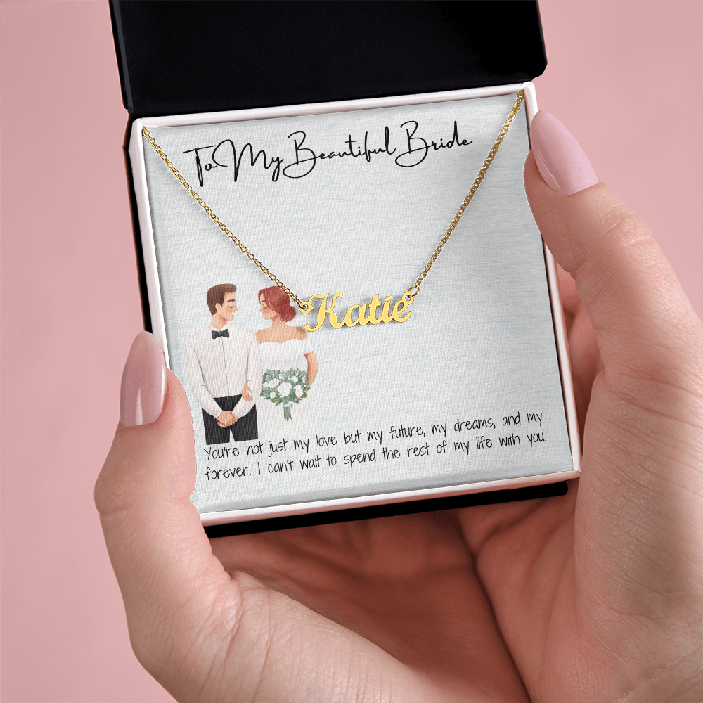 Beautiful bride pendant